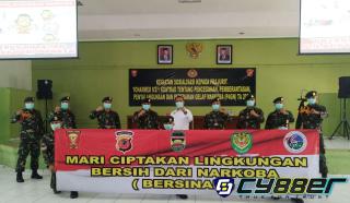 Polres Purwakarta Sosialisasikan P4GN Di batalyon Armed 9 Pasopati Kostrad